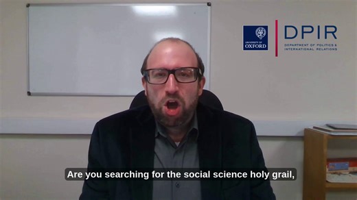 Planning on running a social experiment but don't know where to start? Apply now for ‘Causal Inference: Social Science Experiments’, part of our Oxford Spring School for 2026. Watch course tutor Noah Bacine explain what you'll learn, and why you should join us in March! Apply now: https://www.politics.ox.ac.uk/spring-school | Department of Politics and International Relations, University of Oxford