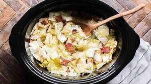 Slow Cooker Cabbage with Bacon Recipe