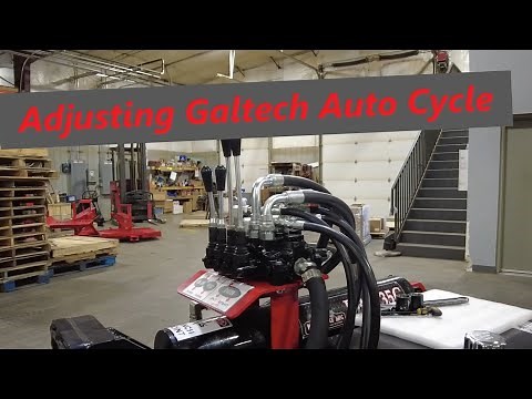 Auto Cycle Detent adjustment -Galtech valve