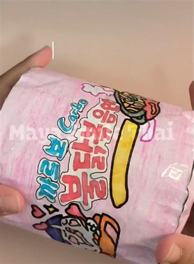 How To Make A Paper Buldak Squishy DIY สกุชชี่กระดาษ #papercrafttutorial #diy