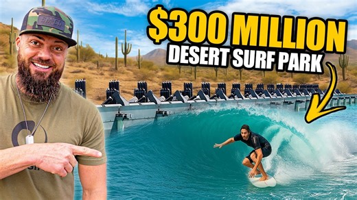 We Risked Everything to Build a Giant Surf Wave in the Middle of The Desert