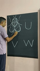 Learn to draw insect use TUVW letters ||😁👌|| #insects #simpleartwork #letterdrawing #trendingvideo | Artist Naresh kumar