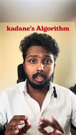 kadanes algorithm - full video link is in description #coding #programming #dsasimplified #dsatelugu