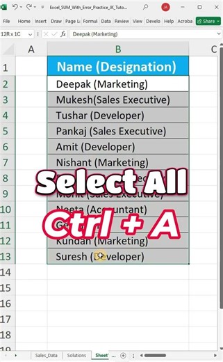 ✔How to Remove Text Inside Brackets in Excel 👍🔥#excel #exceltips #shorts #jktutorials
