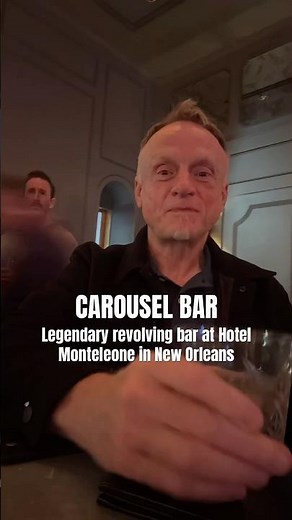 Carousel Bar: legendary revolving bar at Hotel Monteleone in New Orleans