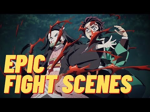 Top 10 Most Epic Fight Scenes From Demon Slayer (Season 1)
