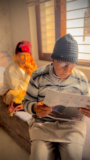 Sheela Vanti on Instagram: "Bau ji and dadi ji ki jodi😂❤️ . #trending #trendingreels #popular #grandmother #viral"