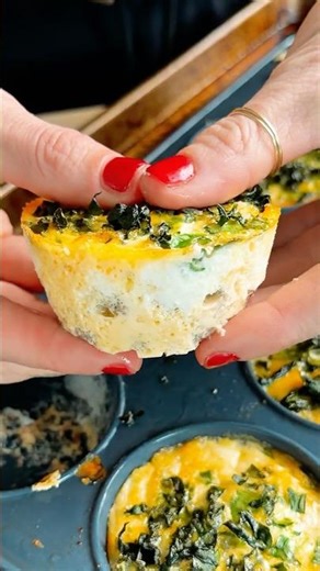 High-Protein Egg Muffins That Don't Collapse #eggmuffins #breakfast #proteinrecipe