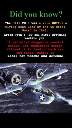 Did You Know? This WWII Flying Boat Protected America’s Coastlines #usafheritageflight #ww2