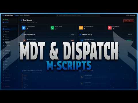 Advanced MDT & Dispatch System for FiveM
