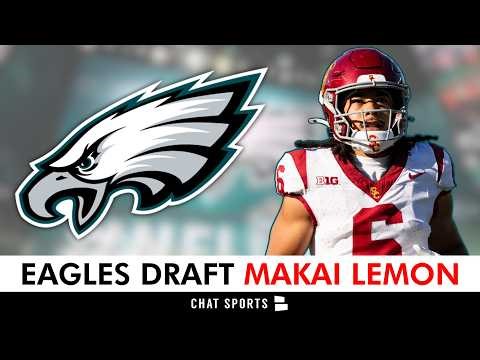 BREAKING: Eagles TRADE UP & Draft USC WR Makai Lemon In 1st Round Of 2026 NFL Draft