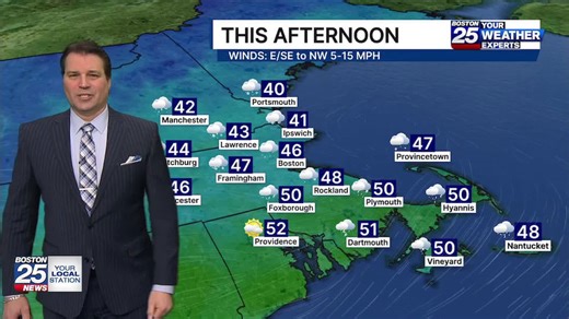 Boston 25 Tuesday midday weather