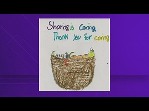Students from Backpack Buddy program send thank you letters