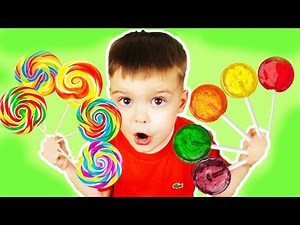 Rainbow Fruit Lollipops Color Song for Kids | Timka Pretend Play Learn Colors Nursery Rhymes