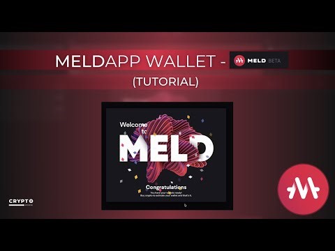 How to setup a MELDapp BETA Wallet (4K Tutorial)