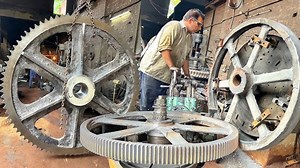 Incredible Production Process of Huge Gears for Machinery