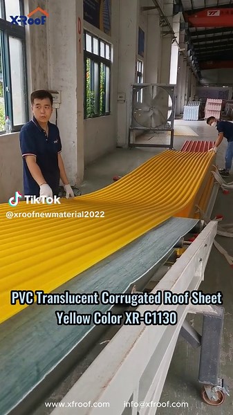 PVC Roof Sheets: The Benefits of Yellow Translucent Options