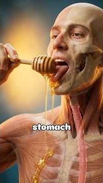 What honey actually does to your body 🍯 #HumanBody #HealthFacts #Shorts