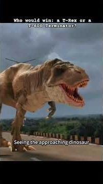 Survival of the Fittest #trex #trexfight #terminator #dinosaurvsrobot #skynet #epicbattle #dinofacts
