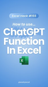 17K views · 2.5K reactions | Is AI taking over Excel?!  Learn how to automate response in Excel using AI functions! #excel #workhacks #corporate #spreadsheets #accounting #exceltips #finance #exceltricks #tutorial | Easilyexcel | Facebook