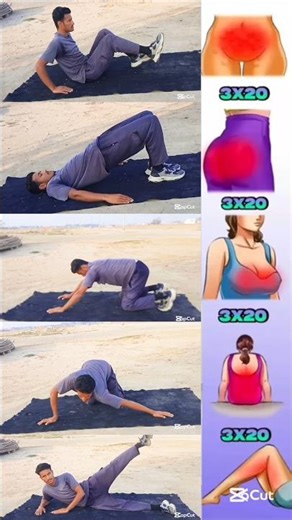 Back, chest, arm, glutes workout daily routine Home workout #back #chest #arm #glutes #homeworkout