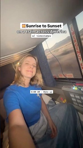 Full day on Amtrak’s California Zephyr 🚂💺 #travelvlog #traintravel #amtrak