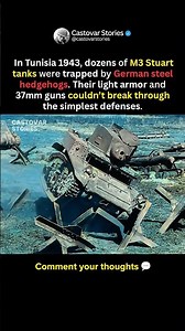 M3 Stuart vs Czech Hedgehog in WW2