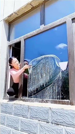😱 Mom, Be Careful! | The Smart Magnetic Window Cleaner 🧲✨