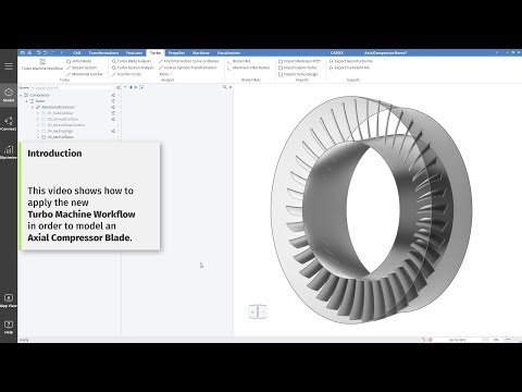 How to Design a Parametric Axial Compressor in CAESES