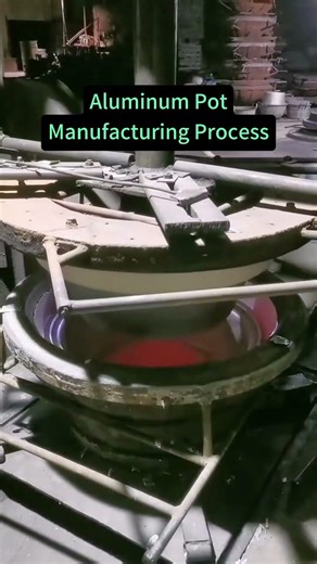 Aluminum pot manufacturing process