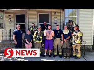 Indiana pizza delivery man saves family from burning home