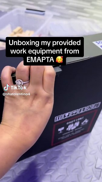 Unboxing My EMAPTA Work Equipment for Home