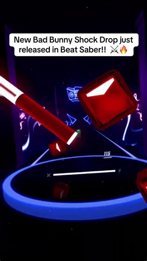 Me Porto Bonito #beatsaber #badbunny #metaverse #metaquest3s #vr #gameplay #fyp #shorts