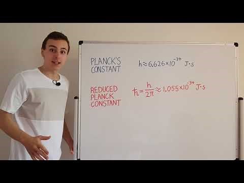 Planck's Constant and ħ = h/(2π) [h-bar]