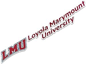Desert Cactus Loyola Marymount University Sticker LMU Lions Name Logo Vinyl Decal Laptop Water Bottle Car Scrapbook (8 Inch Sticker)