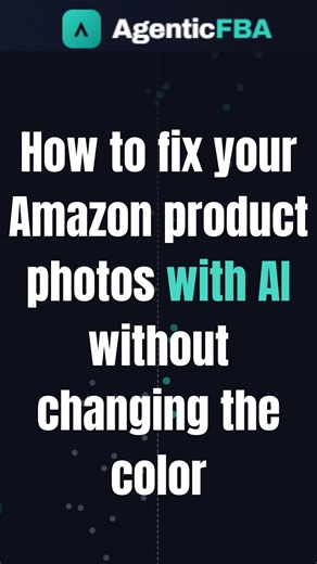 How to fix your Amazon product photos with AI without changing the color #amazonfba