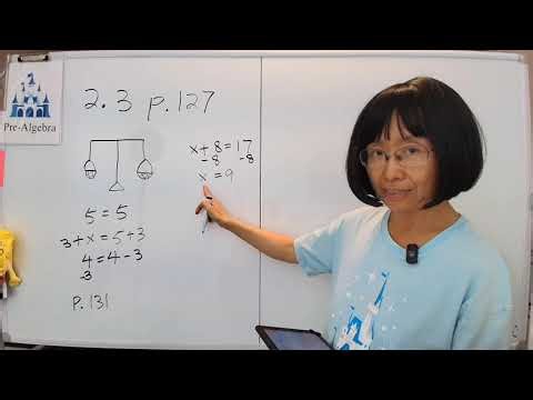 Pre-Algebra Chapter 2.3 Solving Equations with free Openstax textbook