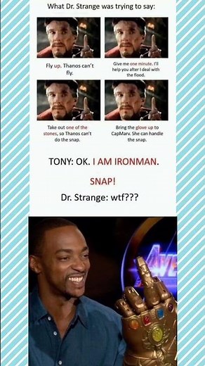 What Doctor Strange REALLY Meant 🤯 | Avengers Endgame Meme 😂