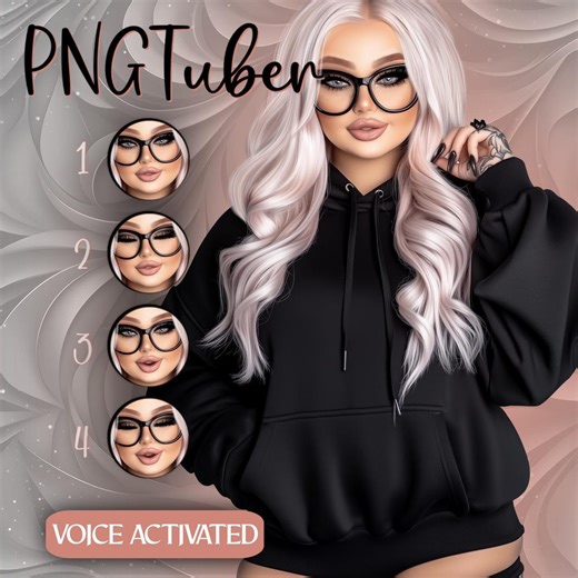 Female Vtuber Pngtuber | Vtuber Model | Twitch | Vtuber Assets | Digital Download | for Streaming, Youtube and Gaming | Female Model | PNG - Etsy