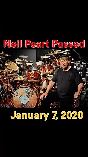 Neil Peart, drummer for Rush, passes away from Brain Cancer #rush #drums #music #musichistory