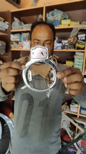 Bicycle frame lock 🔐 unboxing and review #cycle #trending #viral #shorts