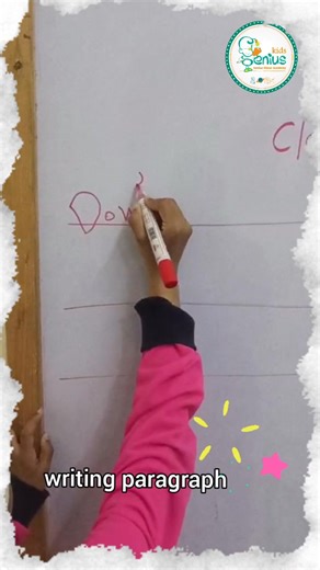 Writing a paragraph is now so easy for our Grade 3 Genius students! ✨✏️ They’ve learned how to express their ideas in simple and beautiful sentences — amazing progress, little writers!  for more information please call us 01144042487 01033524306 | Genius Academy | Facebook