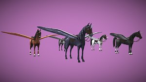 cartoon unicorn - Buy Royalty Free 3D model by highpoly_andrew