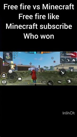 #minecraft vs free fire