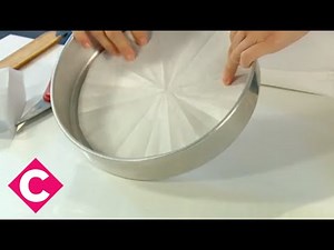 How to line a cake pan