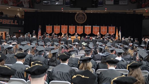 "This is what Campbell University is all about!" Sights and sounds from a special graduation ceremony in the Creek. | Campbell University