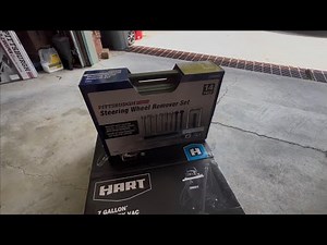 Using the Harbor Freight Steering Wheel Puller on my Bricknose 1989 F250.