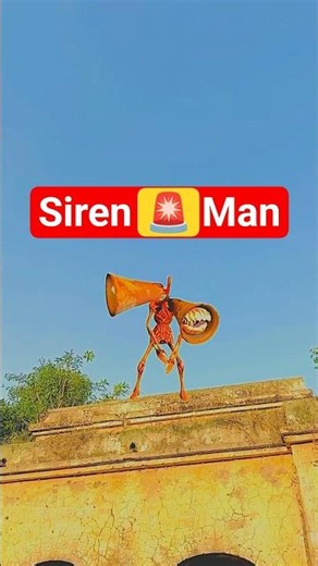 Ye Siren🚨man kaha se Aa gaya #shorts #comedy #trending #funny #sirenhead