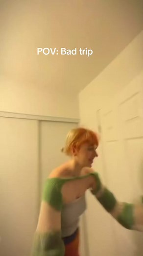POV: Bad trip — psychedelic hallucination visuals
