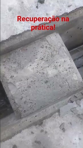 Recuperação de um Mata-Burro. Escarificação do concreto - Caso Real. #concreto #engenharia #obra